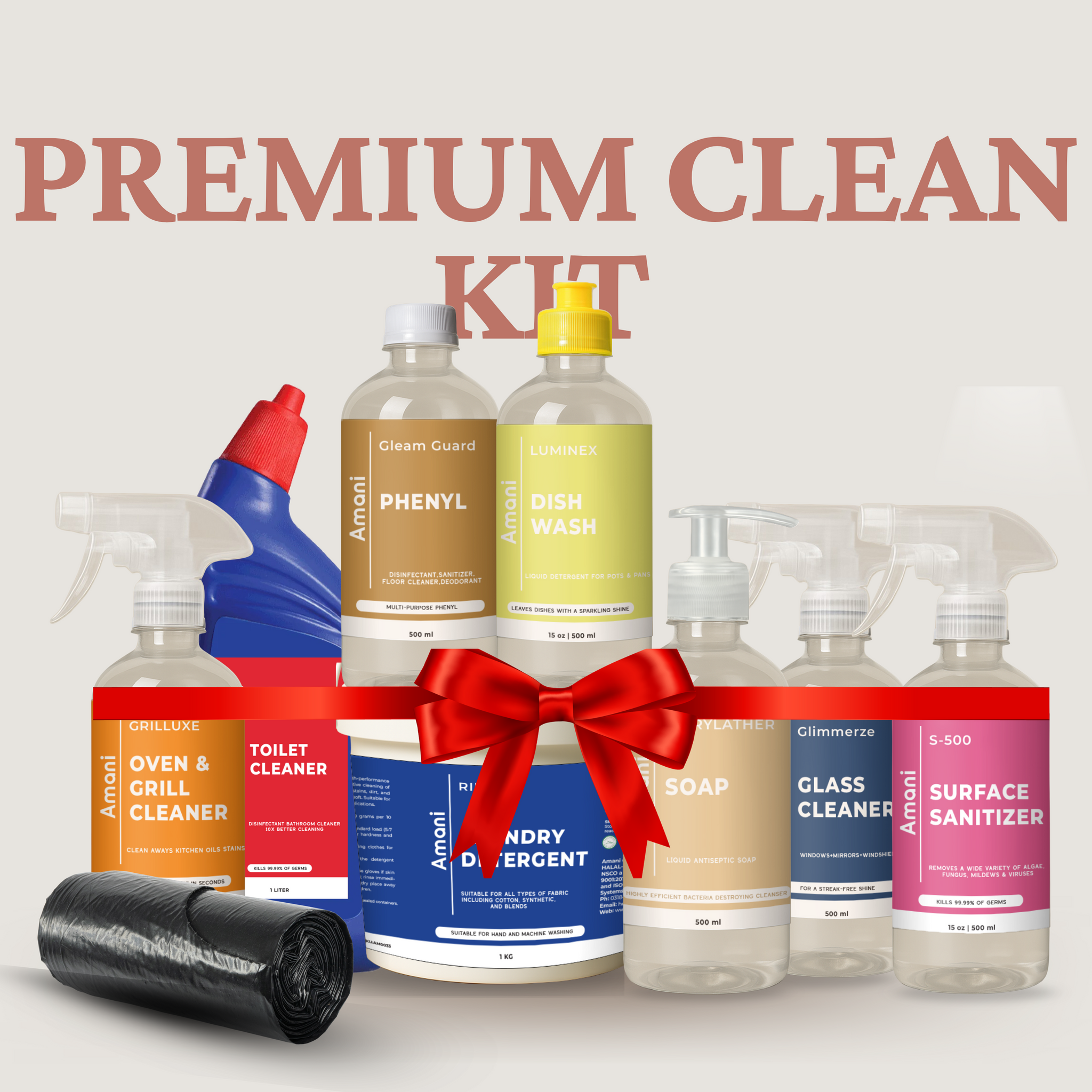 AMANI - The Premium Clean Kit | Pack of 9