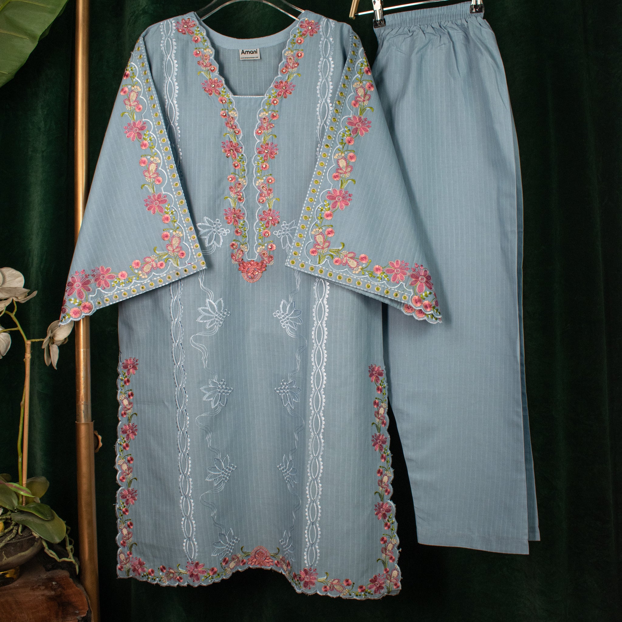 Amani - Embroidered 2 Piece