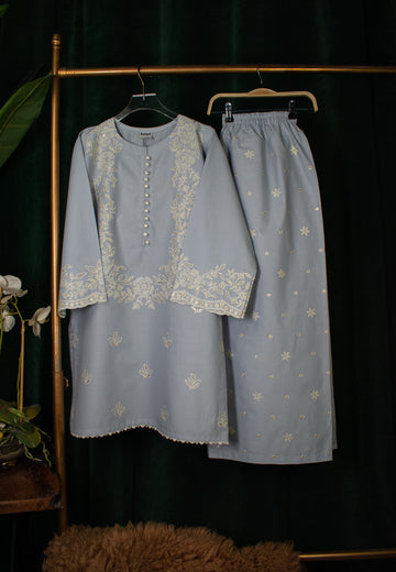 Pearl Mist - Stitched 2 Piece